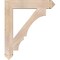 Ekena Millwork Balboa Arts & Crafts Smooth Bracket, Douglas Fir, 5 1/2"W x 34"D x 40"H BKT06X34X40BOA03SDF - alternate 3